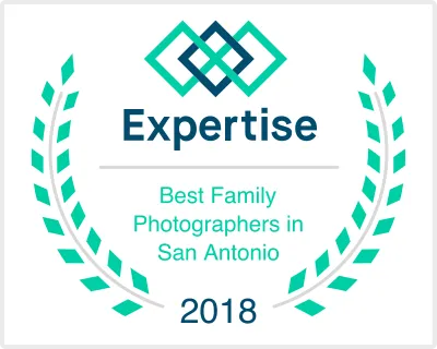 2018 Award from Expertise.com for Best Family Photographers in San Antonio